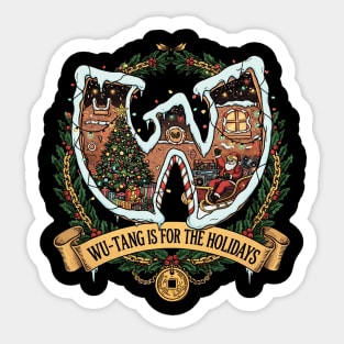 Wutang Clan Christmas Holiday Sticker